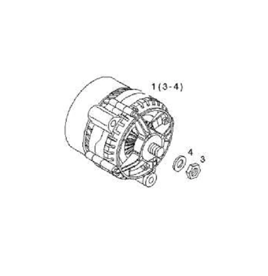 LG936L Wheel Loader 3701010-D473 4110001007015 Alternator 
