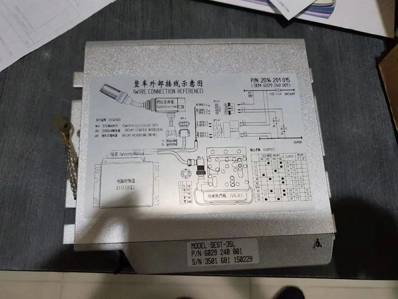 wheel loader transmission unit 6029240001 4110000367004 ecu 