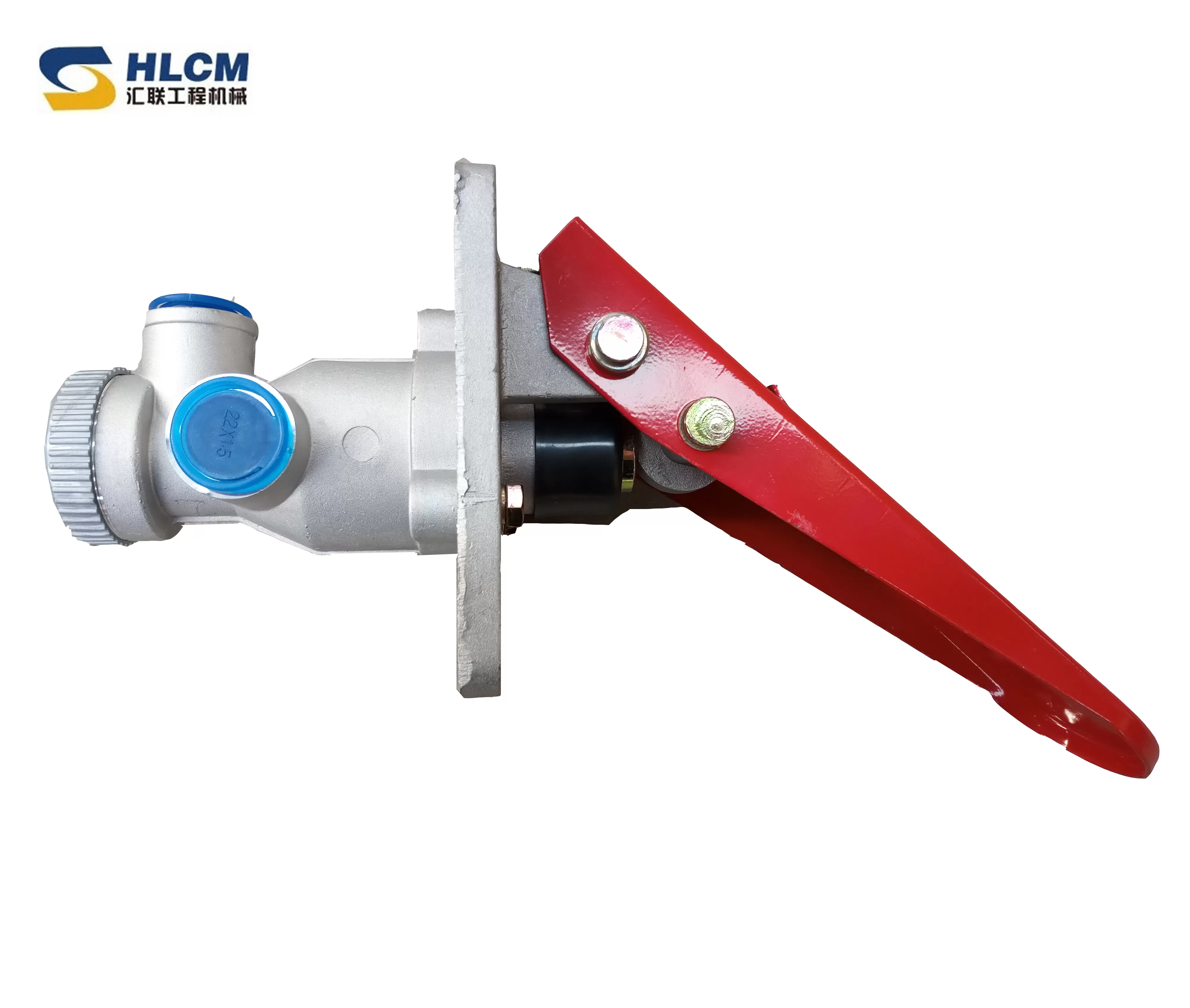 Brake control valve with pedal suitable for loader 