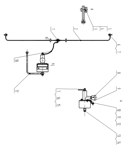 XGMA wheel loader Brake booster 