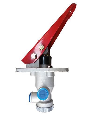 Brake control valve with pedal 