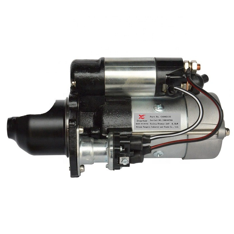 Starter motor of wheel loader 