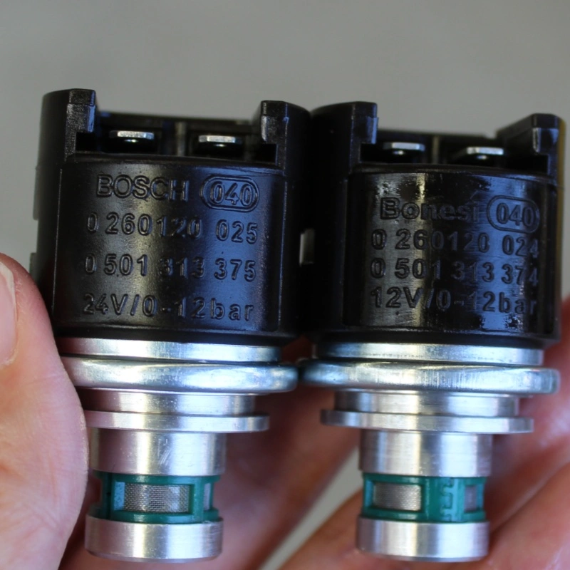 New 12V Transmission Solenoid Valve Compatible with ZF 4WG180 4WG200 0260120024 0501313374 